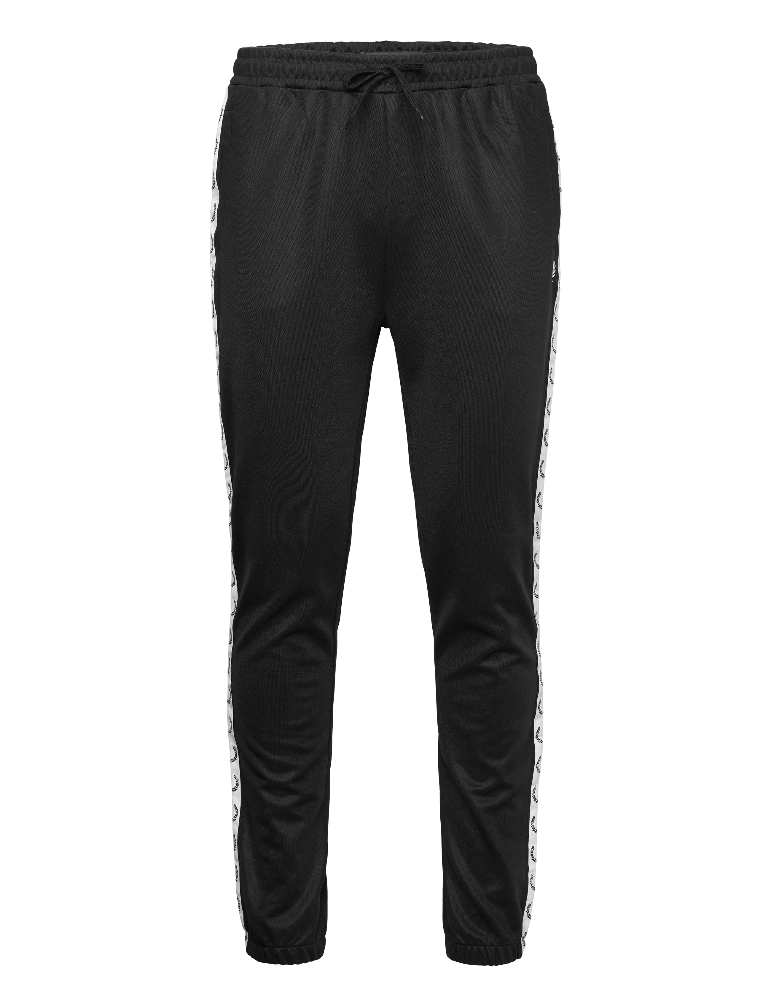 Fred Perry Taped Track Pant, Mænd, Taped Træningsbukser, Sort, Str: S