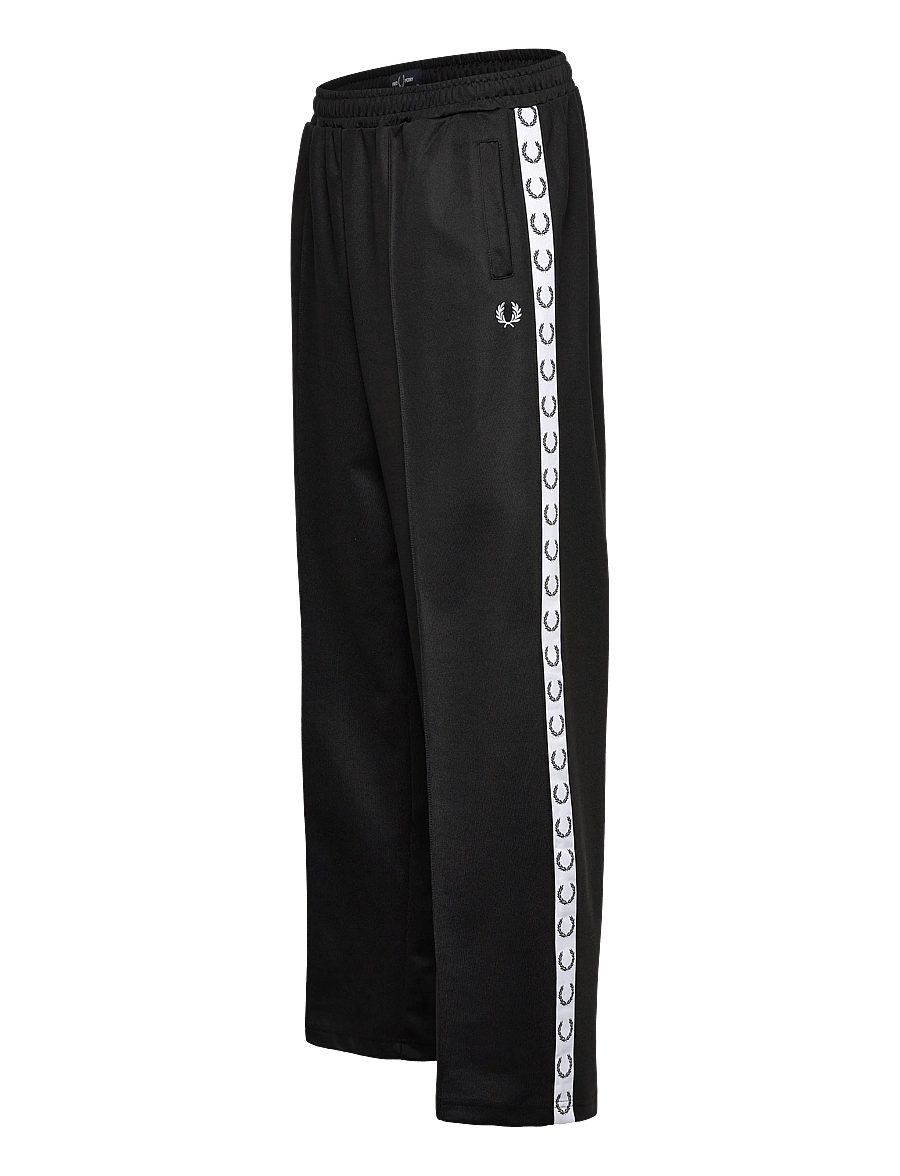 Fred Perry - WIDE LEG TRACK PANT - pants - black - 4