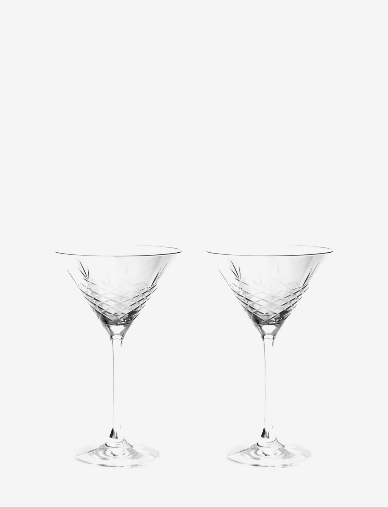 Frederik Bagger - Crispy Cocktail - 2 pcs - kokteilių stiklinės ir martinio taurės - clear - 0