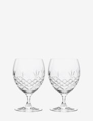 Frederik Bagger - Crispy Eightball - 2 pcs - drinking glasses & tumblers - clear - 0