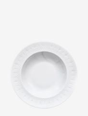 Crispy Porcelain Deep Plate - 1 pcs - WHITE