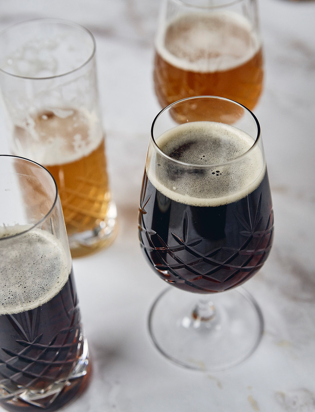 Frederik Bagger - Crispy Mate - 2 pcs - biergläser - clear - 1