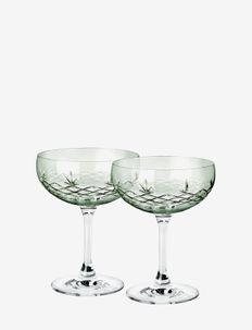 Crispy Emerald Gatsby champagneglas, Frederik Bagger
