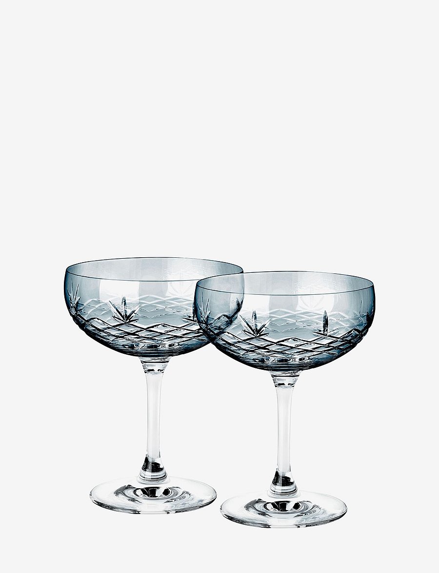 Frederik Bagger - Crispy Sapphire Gatsby - 2 pcs - Šampanjaklaasid - sapphire - 1