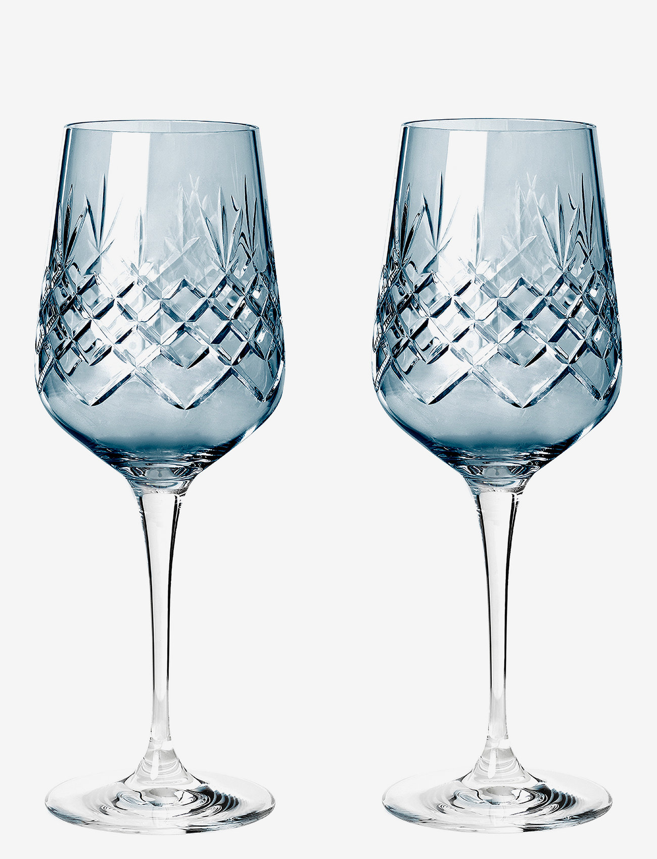 Frederik Bagger - Crispy Madame Sapphire - 2 pcs - white wine glasses - sapphire - 0