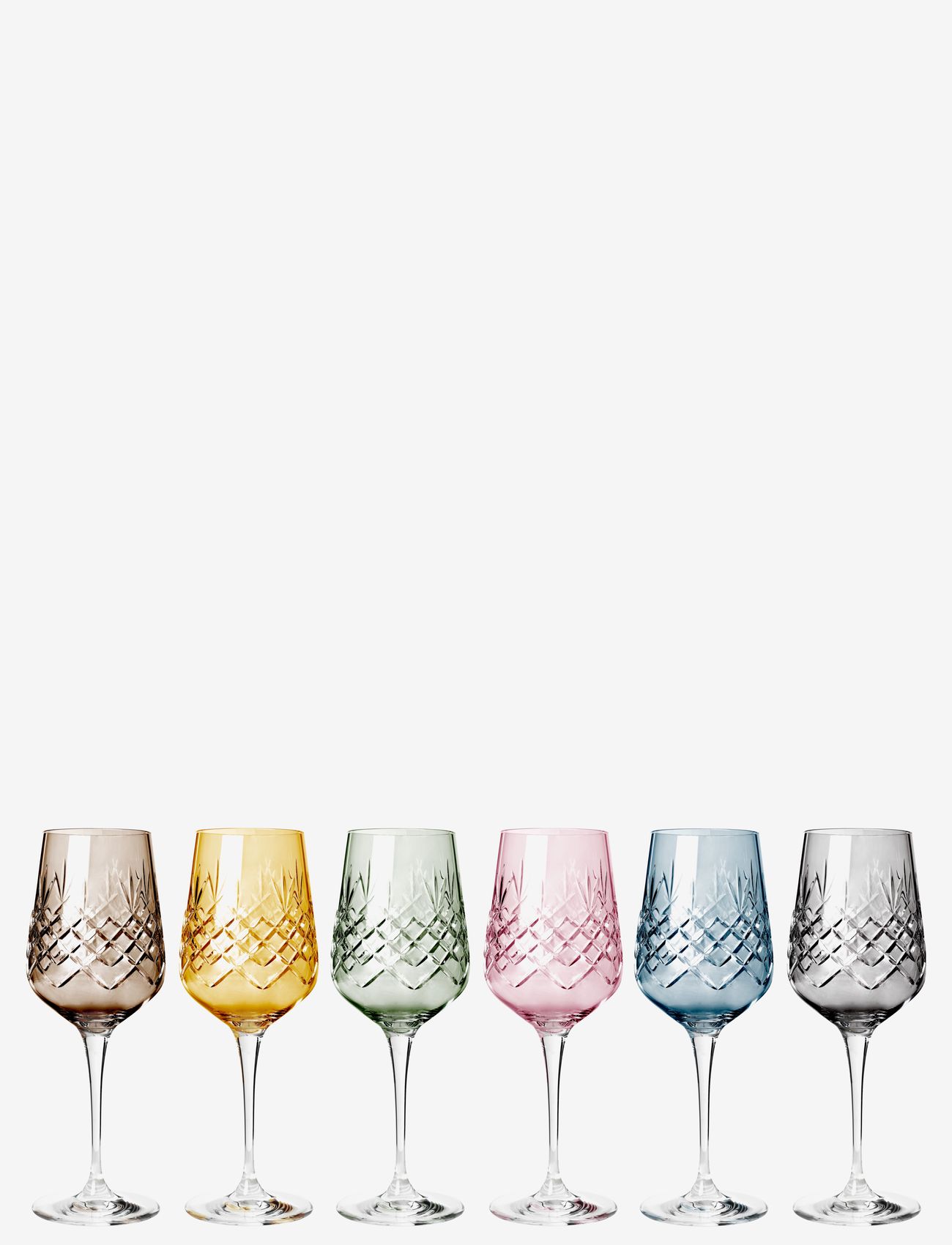 Frederik Bagger - Crispy Madame Sapphire - 2 pcs - white wine glasses - sapphire - 1