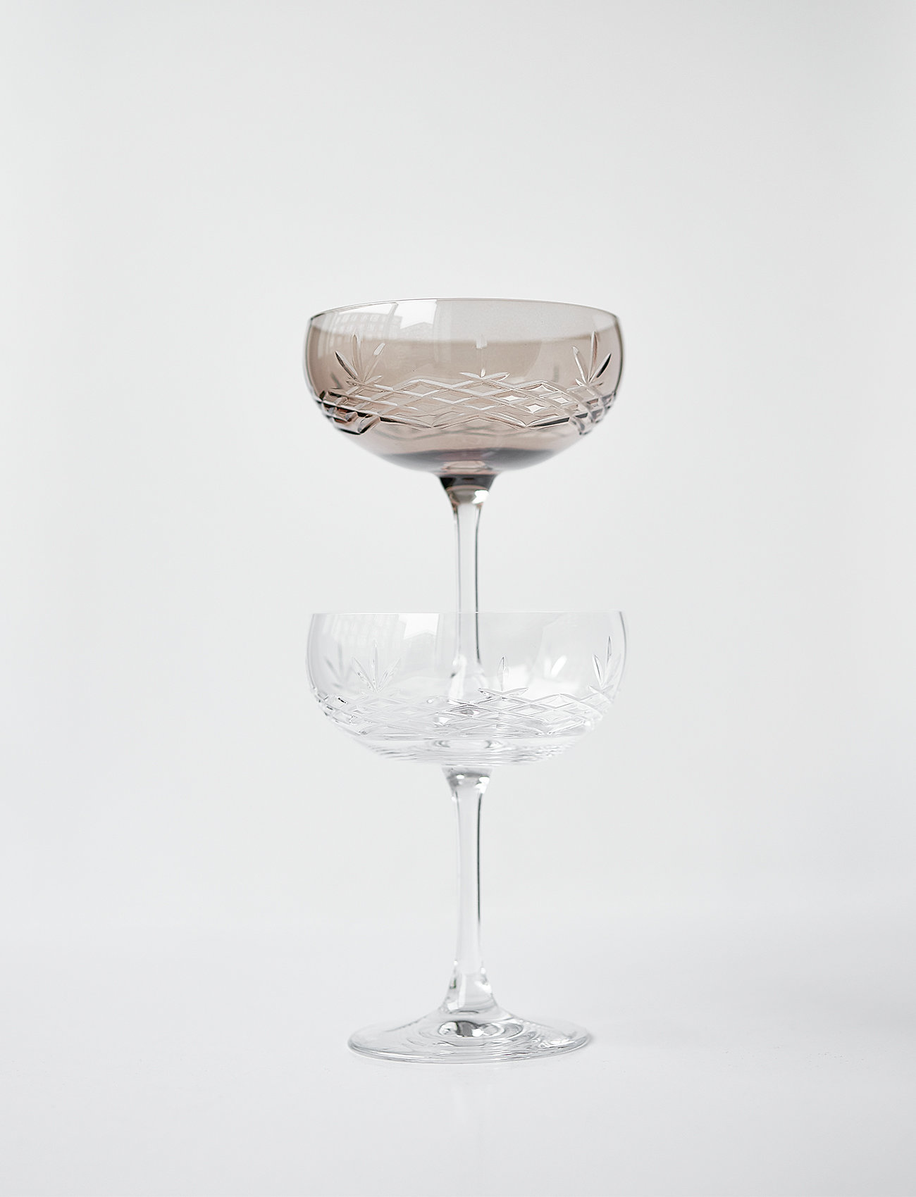 Frederik Bagger Crispy Gatsby Copal 2 Pieces, 30 CL, Glass, Braun - Champagne Homeware