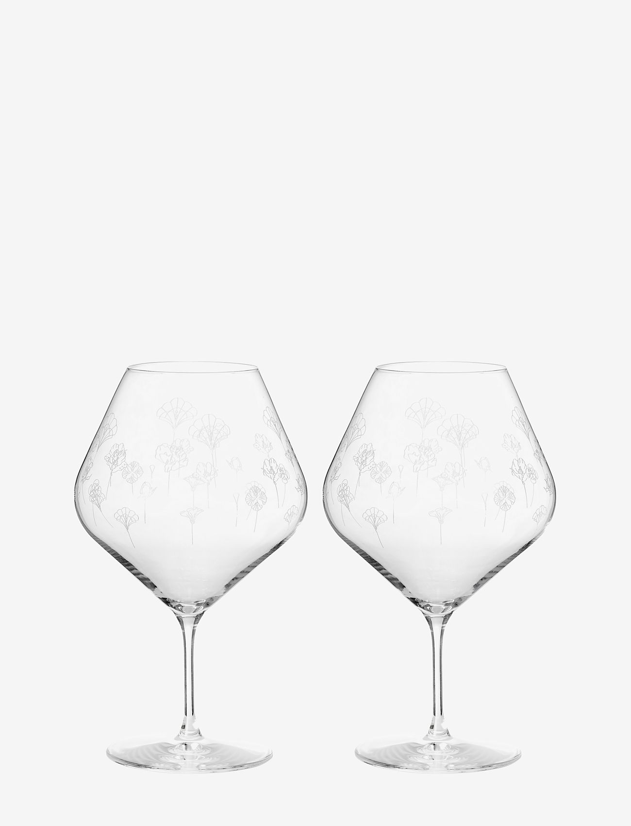 FREDERIK BAGGER Flower Wine XL - 2 Pcs CLEAR - One Size - Unisex