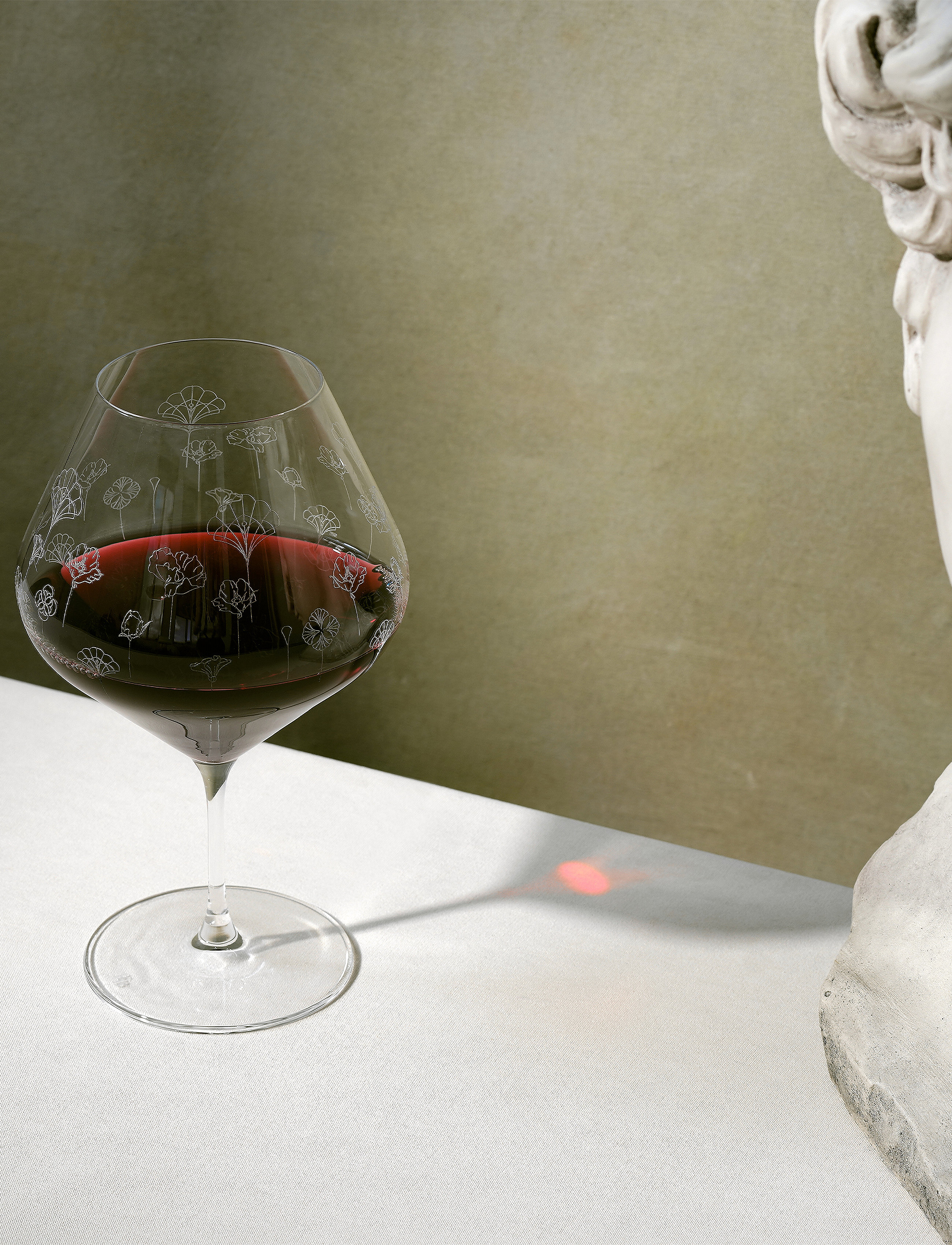 Frederik Bagger - Flower Wine XL - 2 pcs - valkoviinilasit - clear - 4