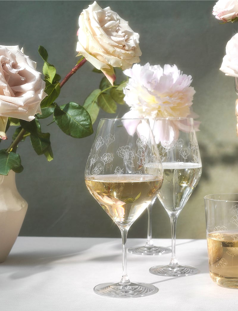 Frederik Bagger - Flower Wine - 2 pcs - weißweingläser - clear - 1