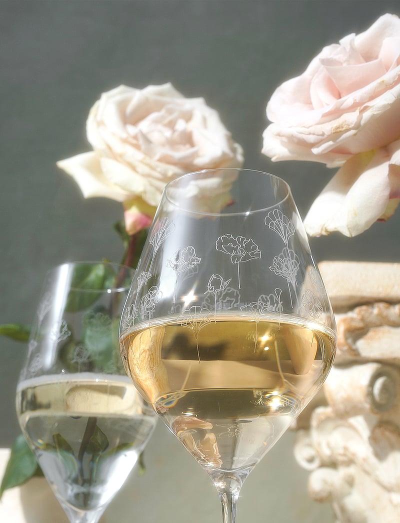 Frederik Bagger - Flower Wine - 2 pcs - weißweingläser - clear - 4