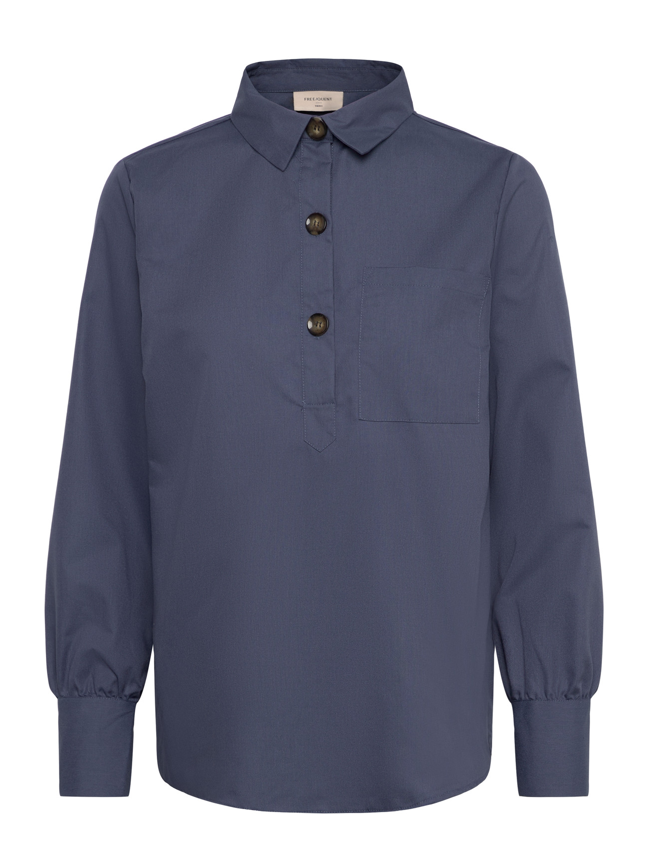 FREE/QUENT Shirt From Freequent In A Beautiful Material. The Shirt Has A Simple Silhouette - - XS 2