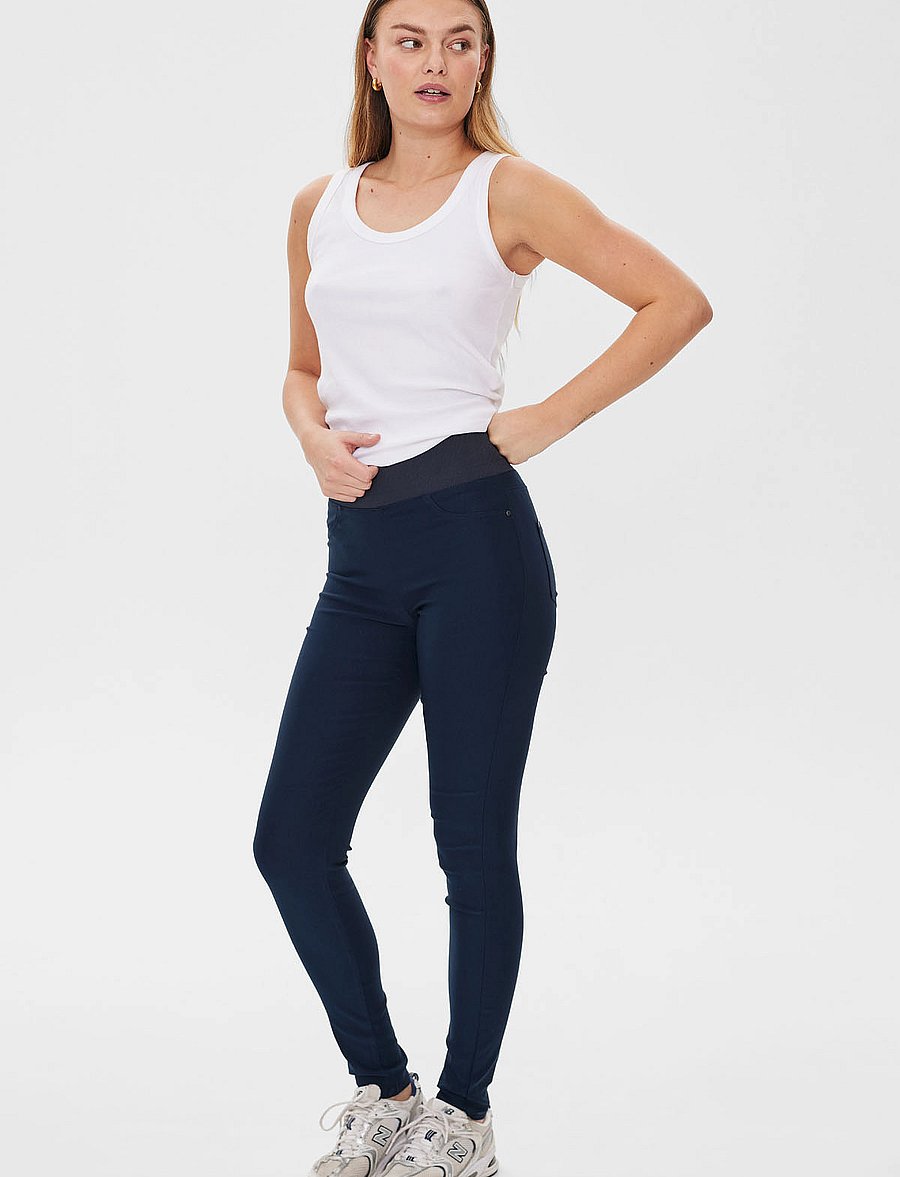 FREE/QUENT - FQSHANTAL-PA-POWER - slim-fit hosen - salute - 0