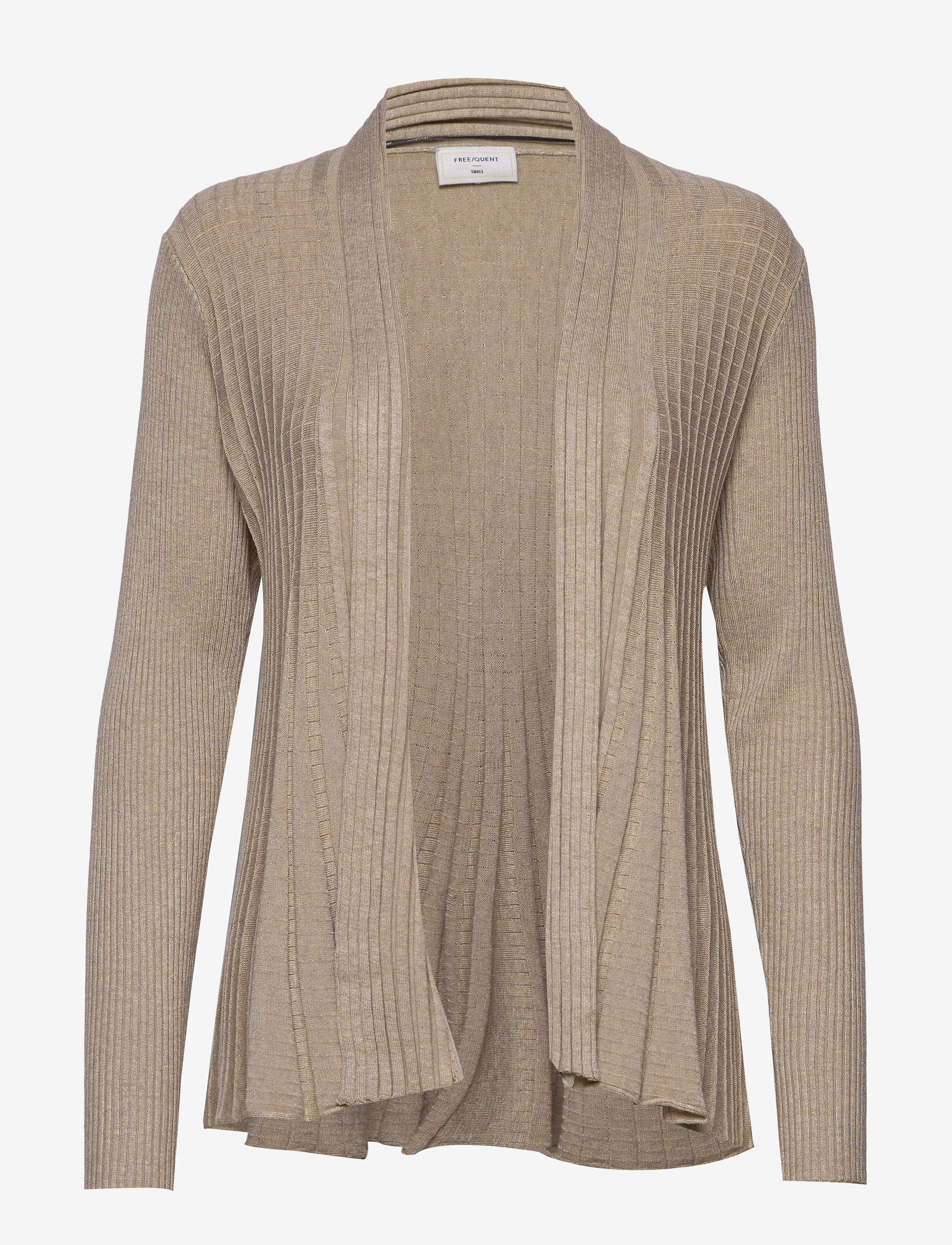 FREE/QUENT Cardigan from Freequent in a soft material with an elegant texture. The cardigan - Cardigans - MUSHROOM MELANGE / beige