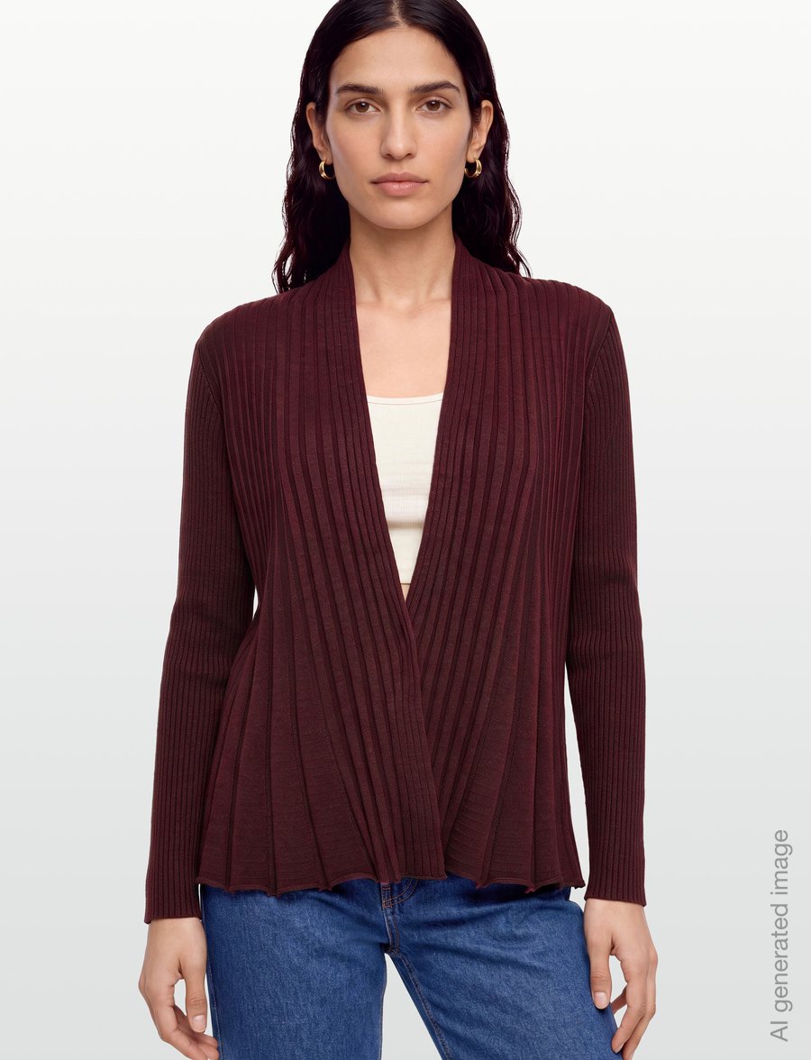 FREE/QUENT - FQCLAUDISSE-S-CAR - cardigans - port royale melange - 3
