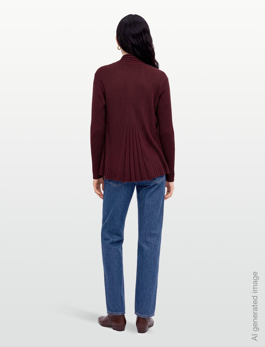 FREE/QUENT - FQCLAUDISSE-S-CAR - cardigans - port royale melange - 4