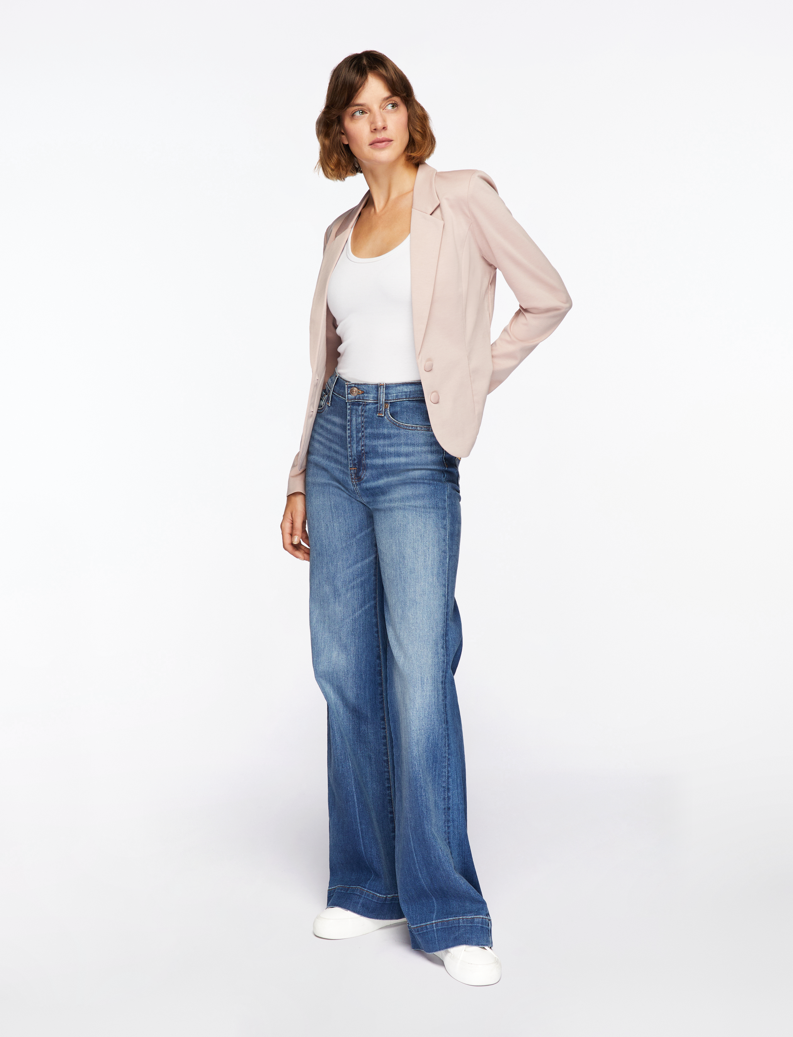 FREE/QUENT - FQNANNI-JA - einreihige blazer - shadow gray - 2