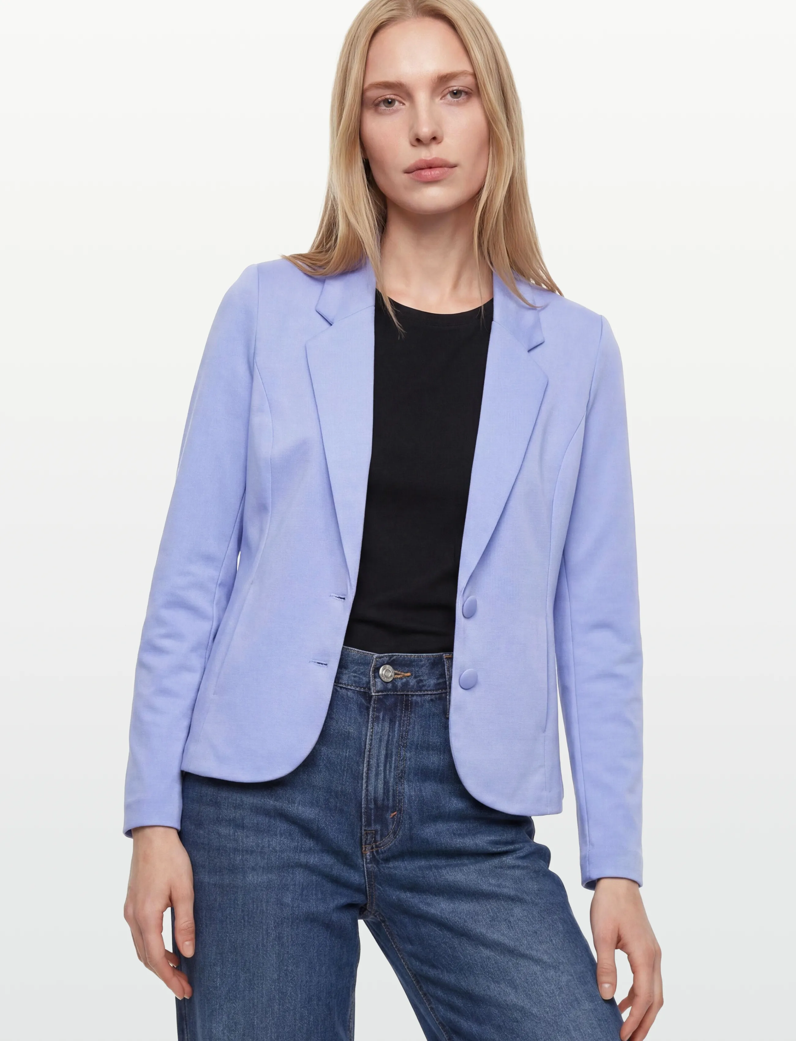 FREE/QUENT - FQNANNI-JA - vienaeiliai švarkai - vista blue - 3