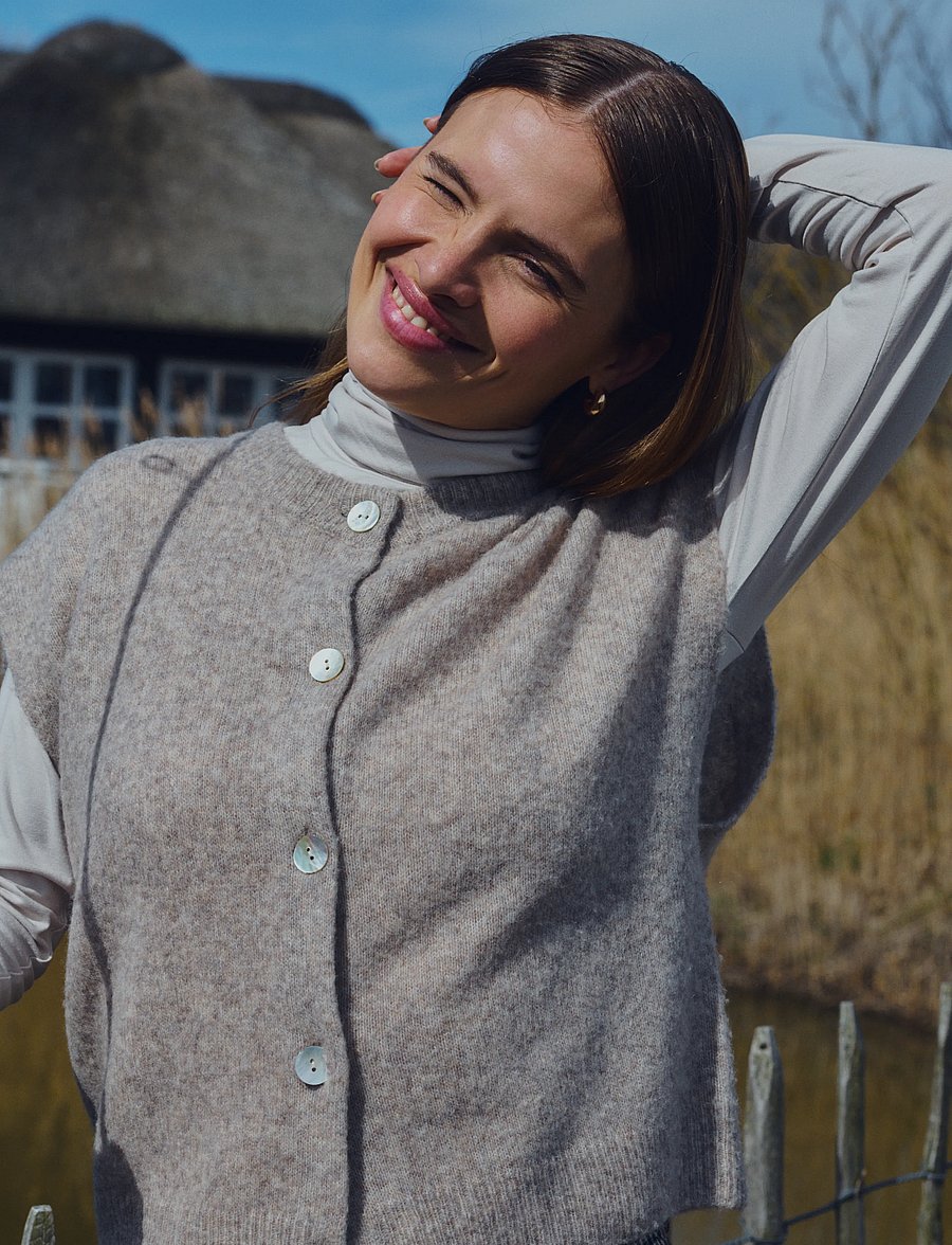 FREE/QUENT - FQLIANA-LS - pullover - moonbeam - 0