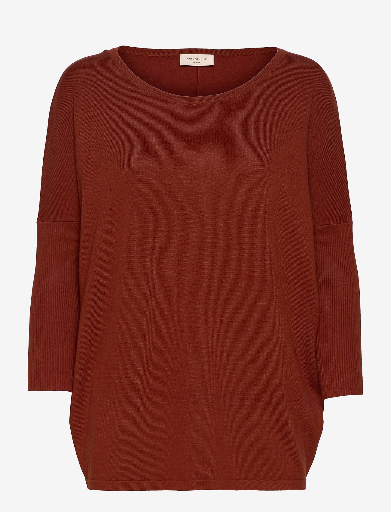 FREE/QUENT - Pullover - efterårstøj - brandy brown 18-1541 - 0