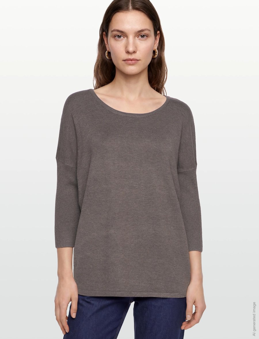 FREE/QUENT - FQJONE-PU - pullover - morel melange - 3