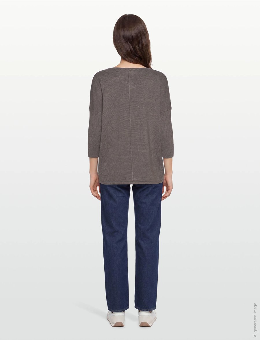 FREE/QUENT - FQJONE-PU - pullover - morel melange - 4