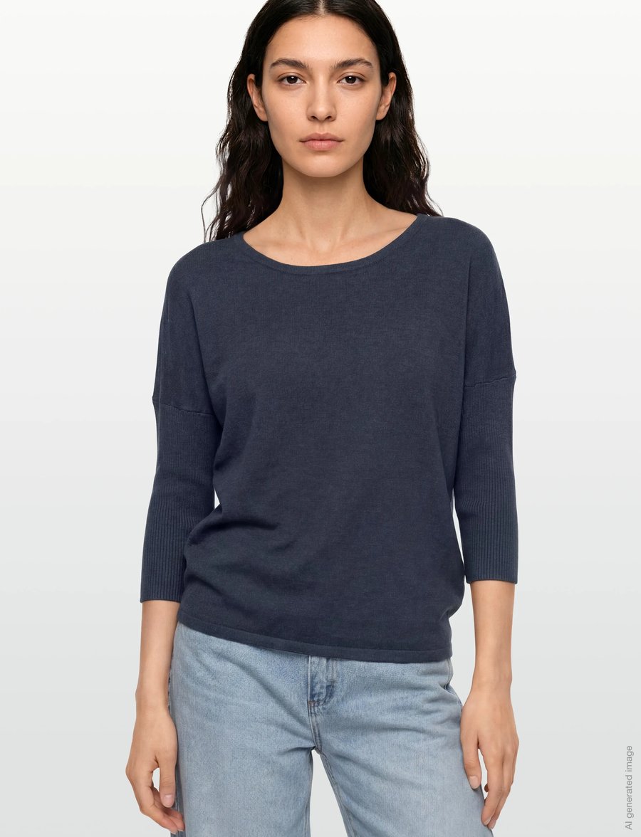 FREE/QUENT - FQJONE-PU - pullover - vintage indigo melange - 3