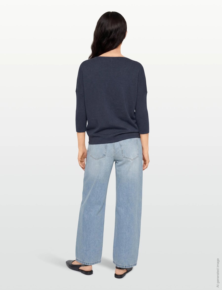 FREE/QUENT - FQJONE-PU - pullover - vintage indigo melange - 4
