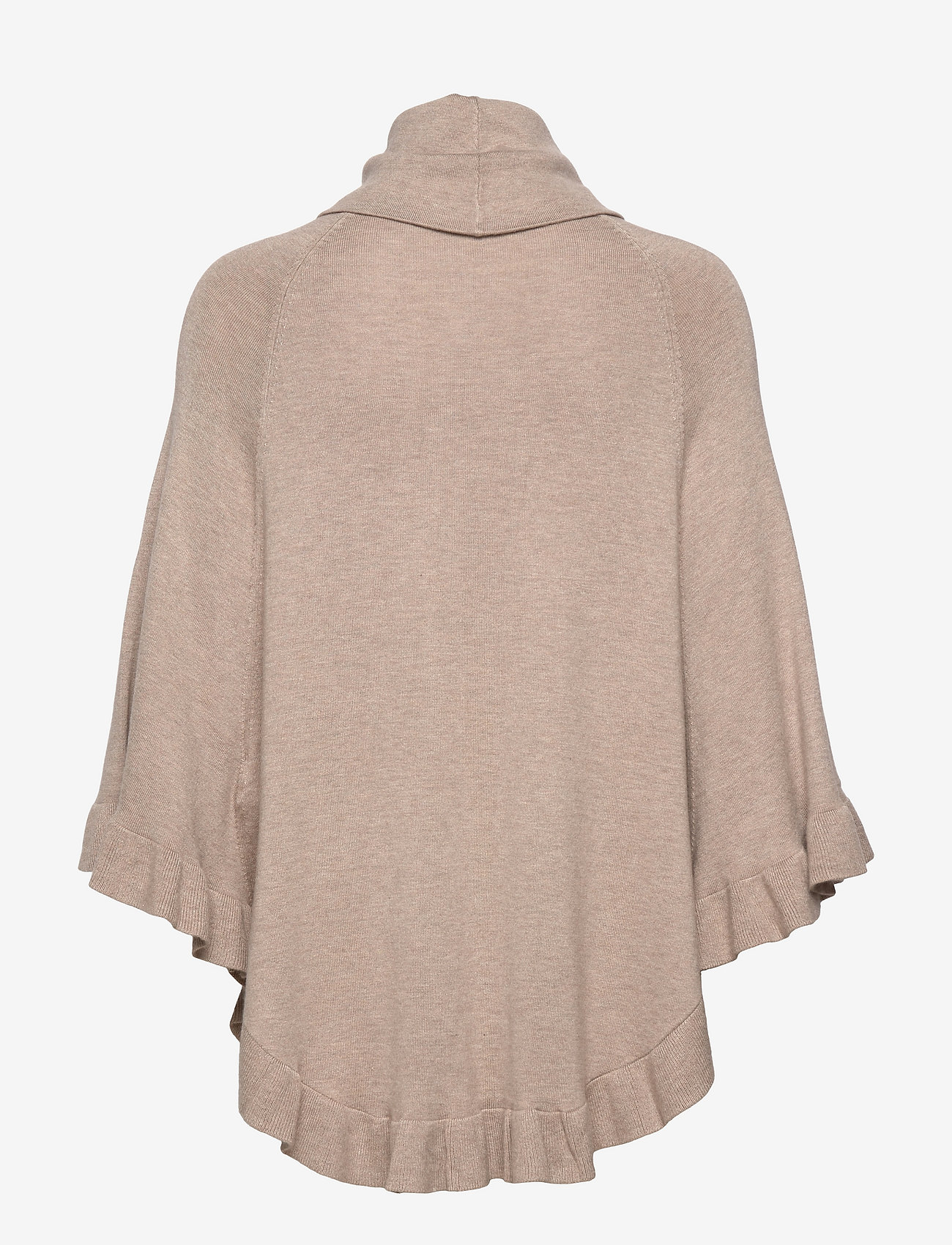 FREE/QUENT - FQCLAUDISSE-CAPE-ROLL - silver mink melange - 1