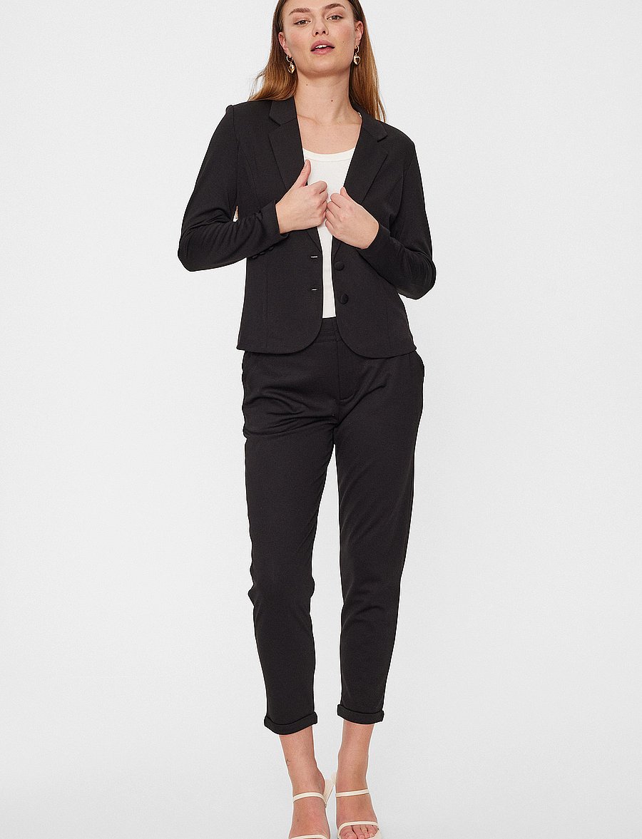 FREE/QUENT - FQNANNI-ANKLE-PA - raka byxor - black - 0