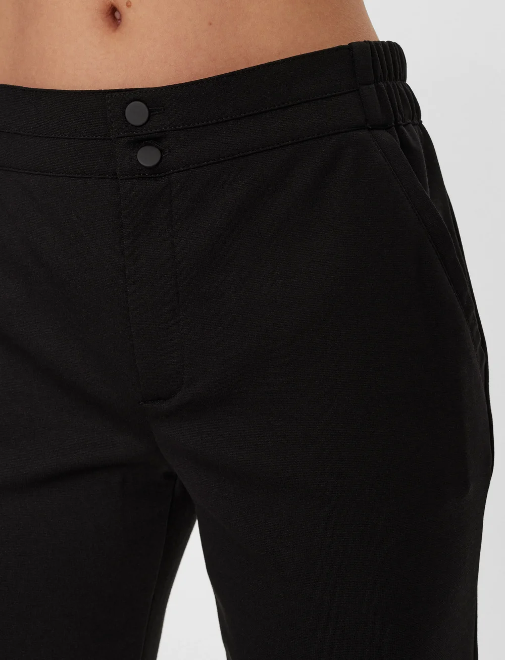 FREE/QUENT - Ankle-length pants - kostymbyxor - black - 3