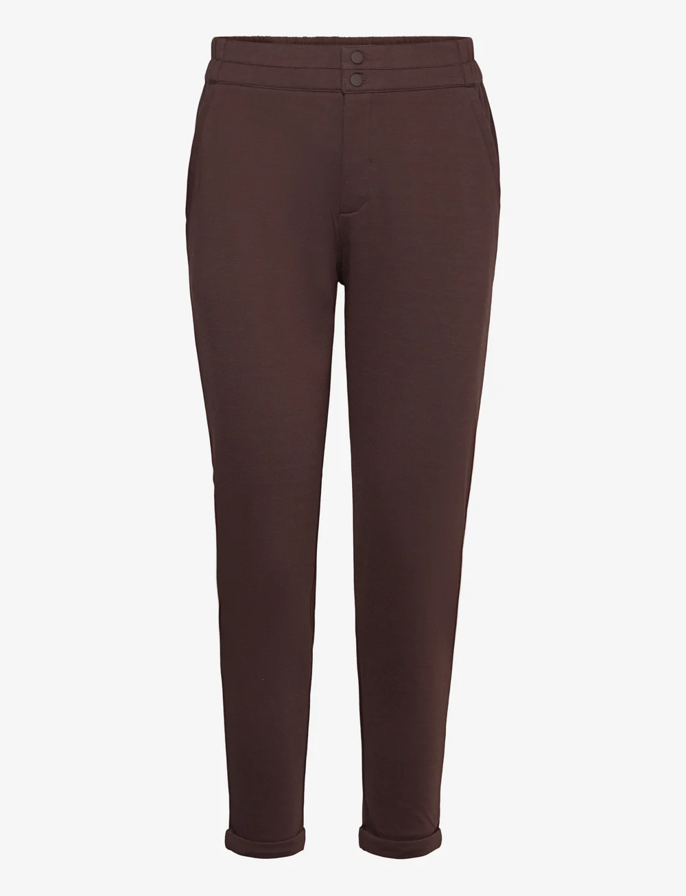 FREE/QUENT - Ankle-length pants - kostymbyxor - coffee bean - 0