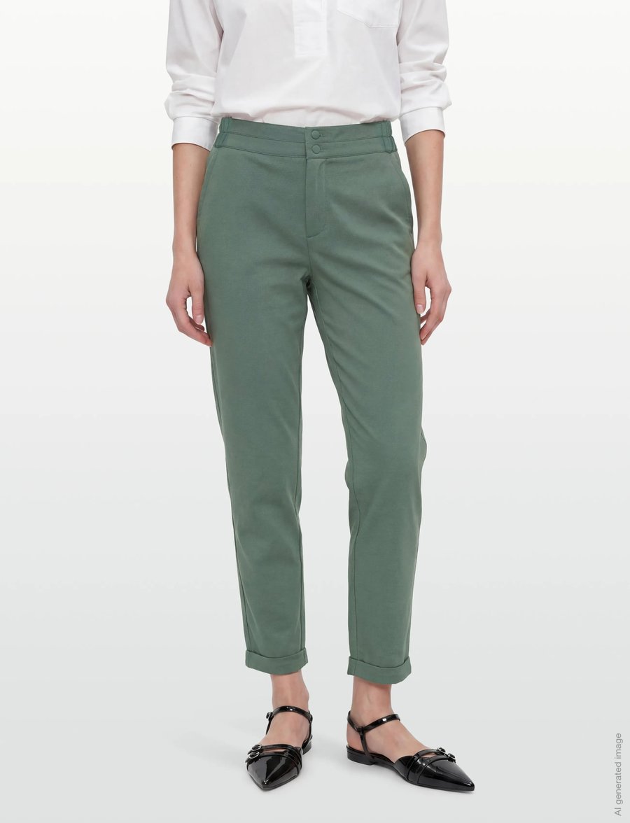 FREE/QUENT - FQNANNI-ANKLE-PA - hose mit geradem bein - dark forest - 3