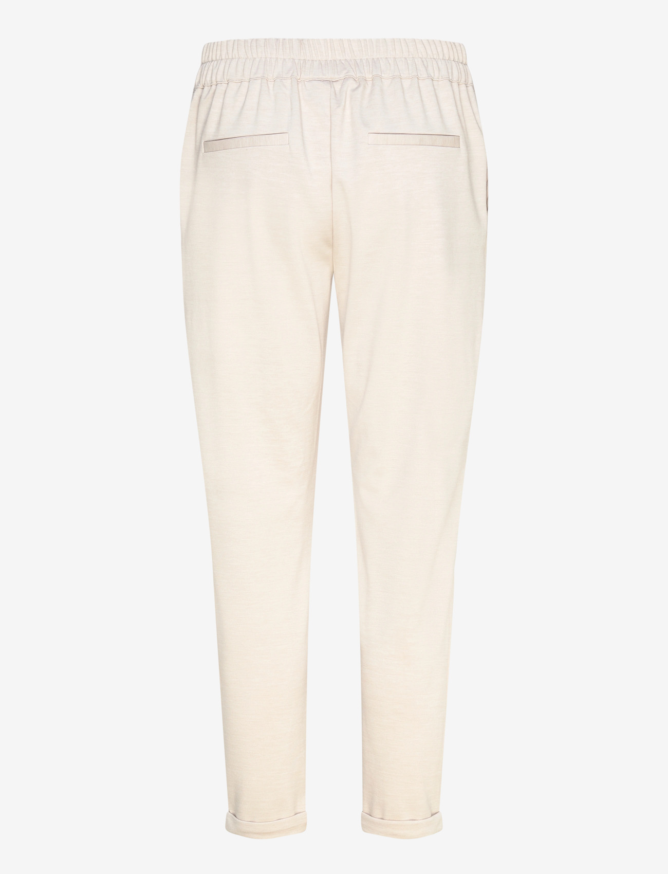 FREE/QUENT - FQNANNI-ANKLE-PA - straight leg trousers - moonbeam melange - 1