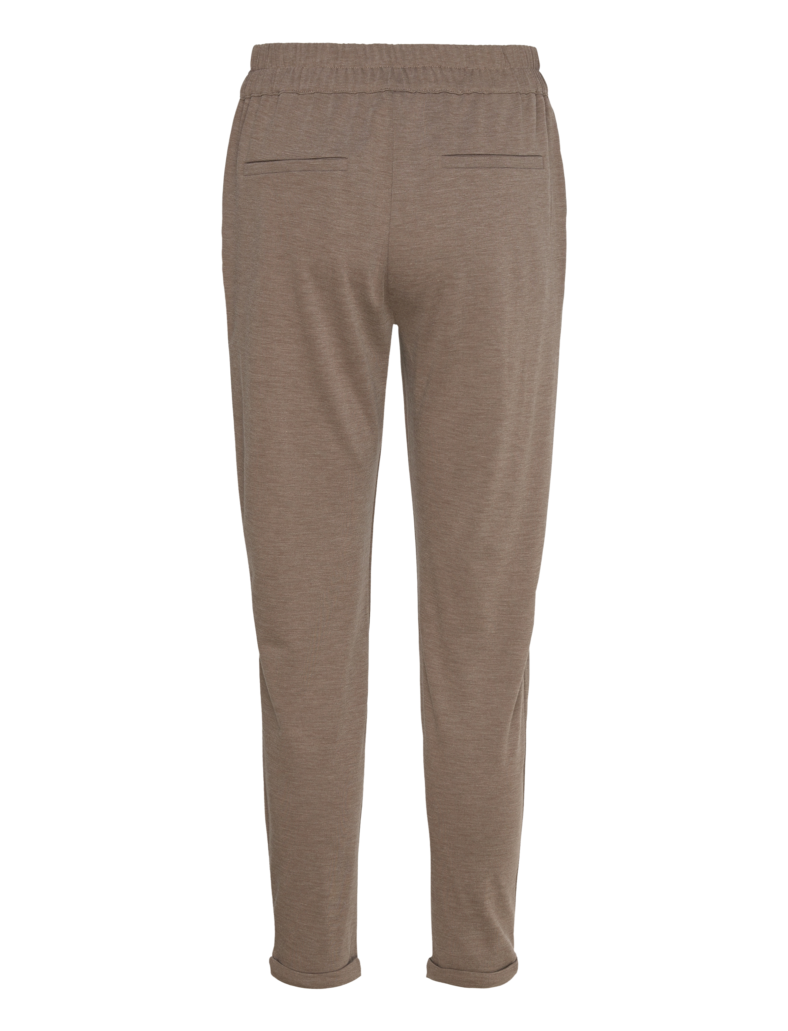 FREE/QUENT - FQNANNI-ANKLE-PA - buxur með beinum skálmum - morel melange - 1