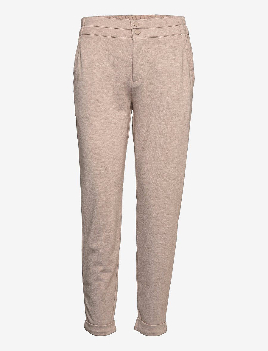 FREE/QUENT - FQNANNI-ANKLE-PA - rette bukser - silver mink melange - 0
