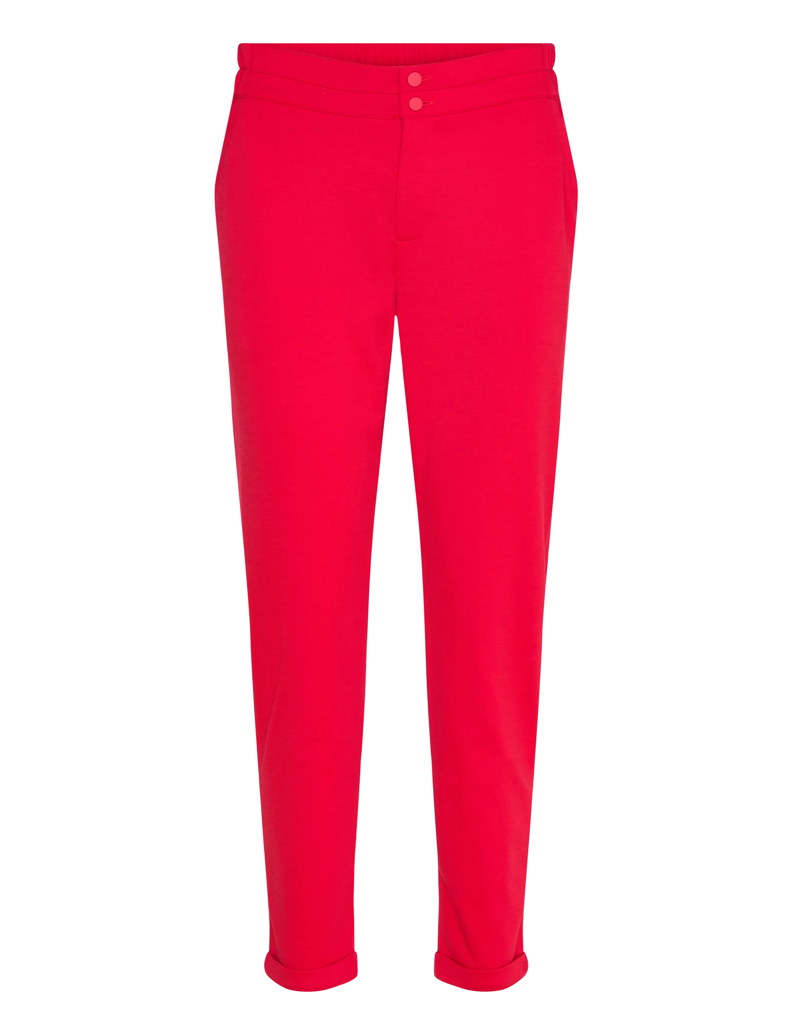 FREE/QUENT FQNANNI-ANKLE-PA - Trousers - TRUE RED / red