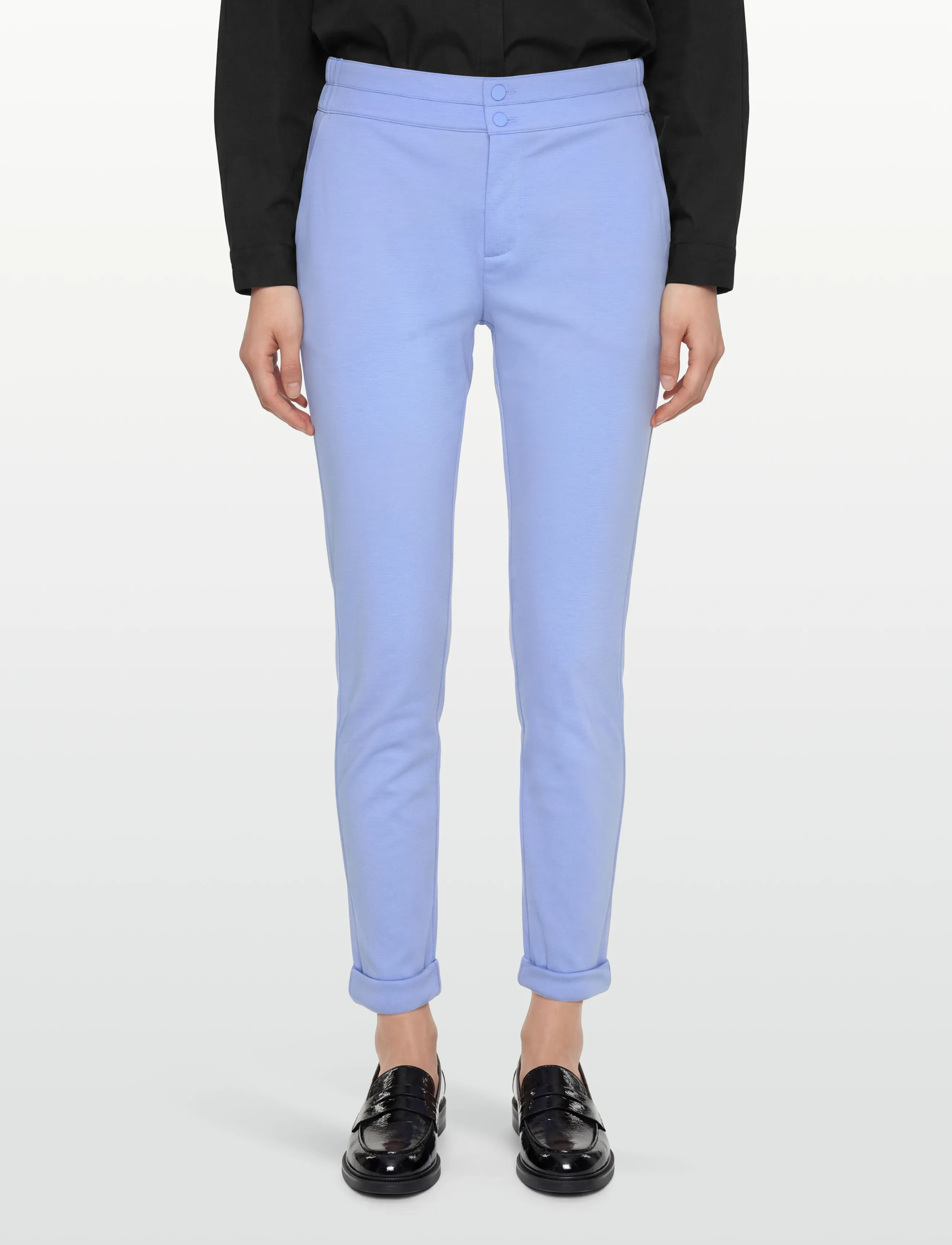 FREE/QUENT - FQNANNI-ANKLE-PA - straight leg trousers - vista blue - 3