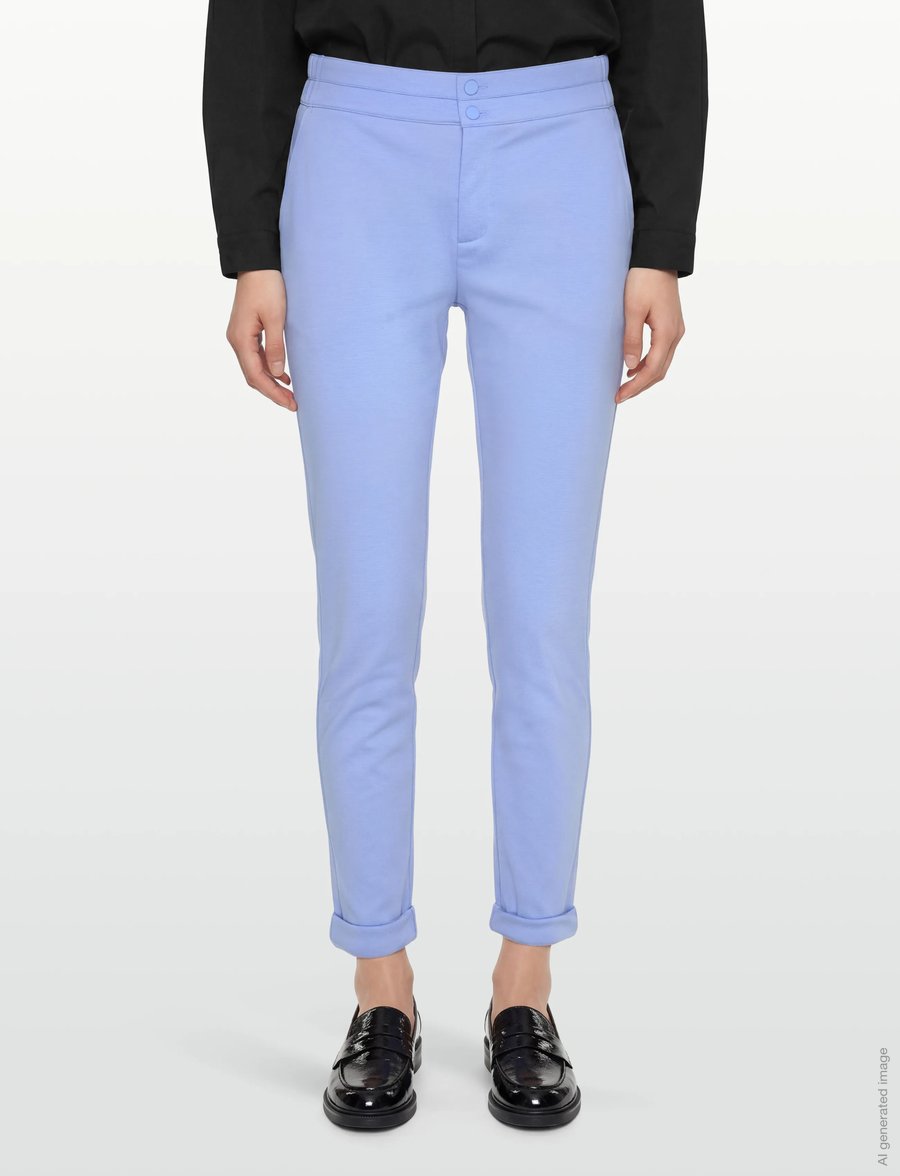 FREE/QUENT - FQNANNI-ANKLE-PA - hose mit geradem bein - vista blue - 3
