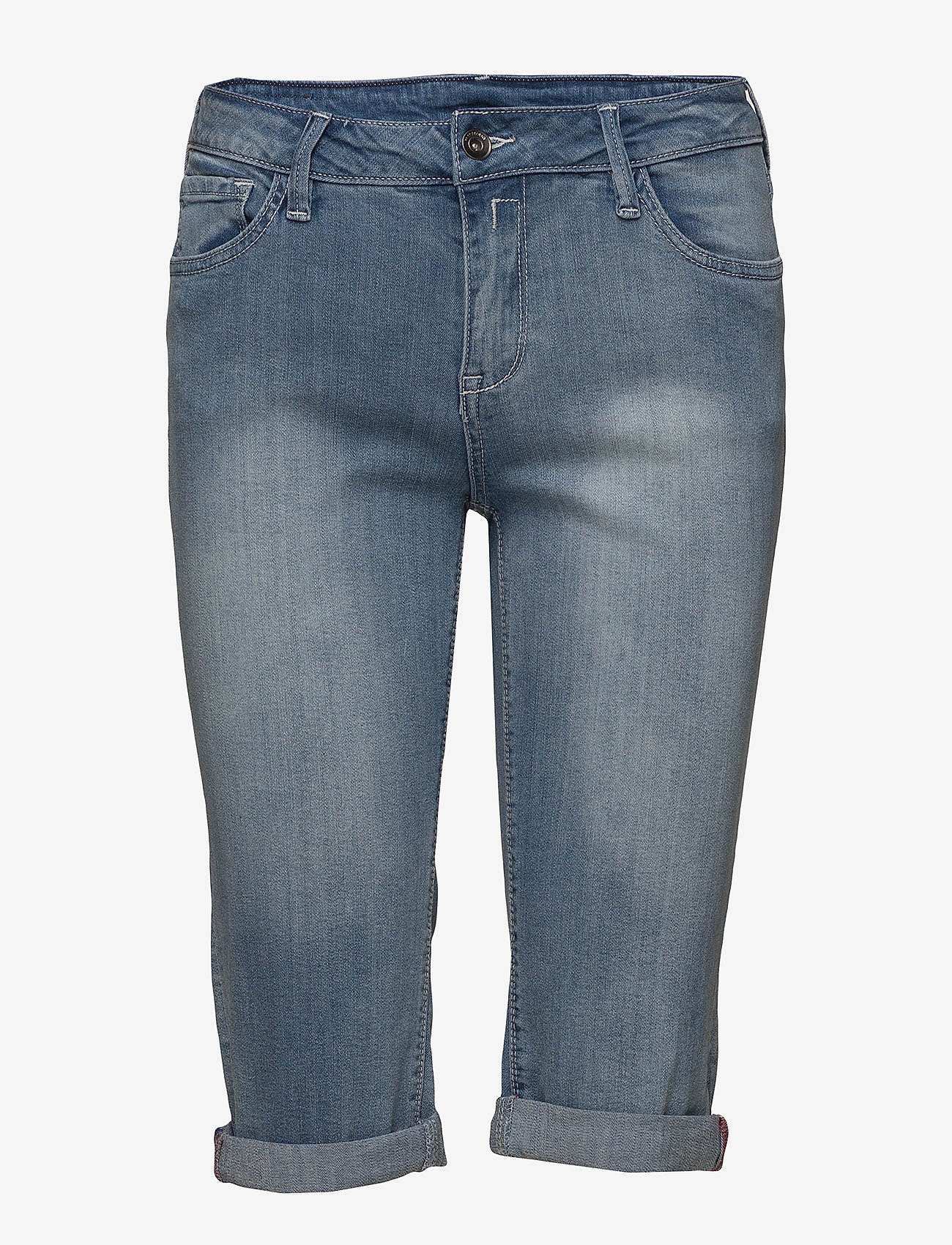 FREE/QUENT - FQAMIE-SHO-DENIM - bermudy - light blue denim - 0