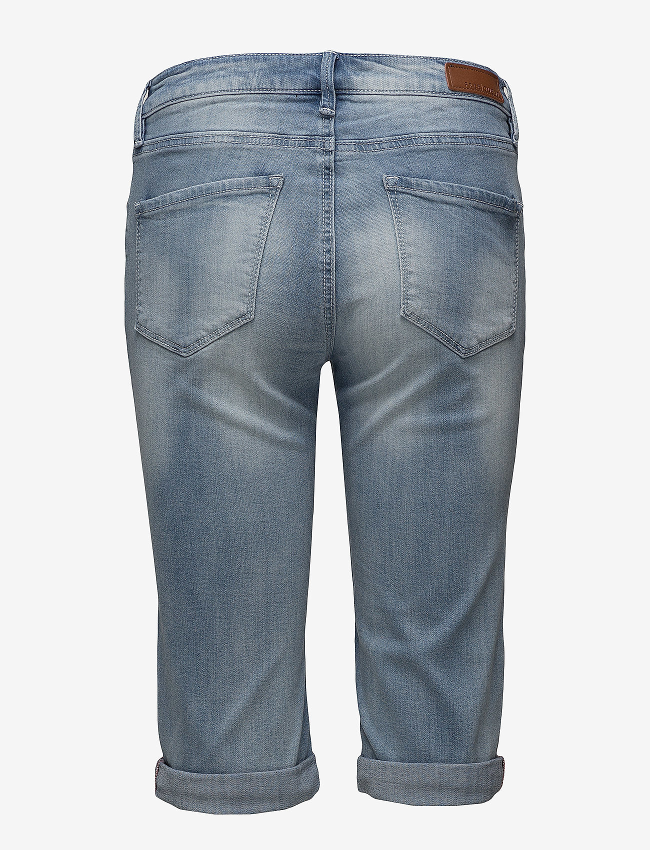 FREE/QUENT - FQAMIE-SHO-DENIM - bermudy - light blue denim - 1