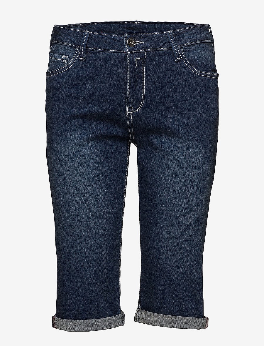 FREE/QUENT - FQAMIE-SHO-DENIM - bermudashorts - medium blue denim - 1