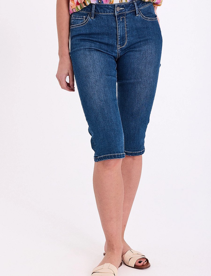 FREE/QUENT - FQAMIE-SHO-DENIM - bermudashorts - medium blue denim - 3