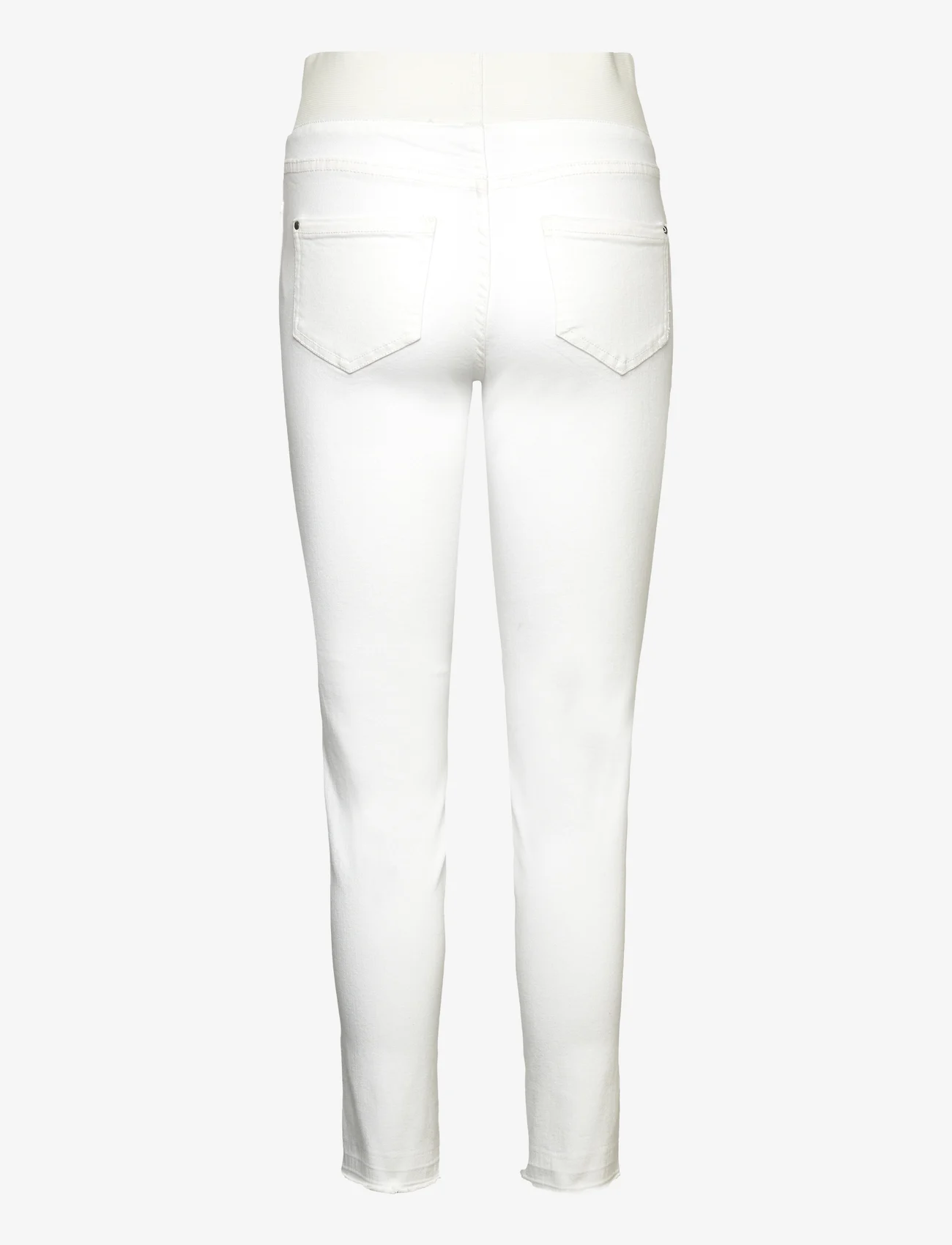FREE/QUENT - FQSHANTAL-ANKLE-PA-R - džinsa bikses ar šaurām starām - bright white denim - 1