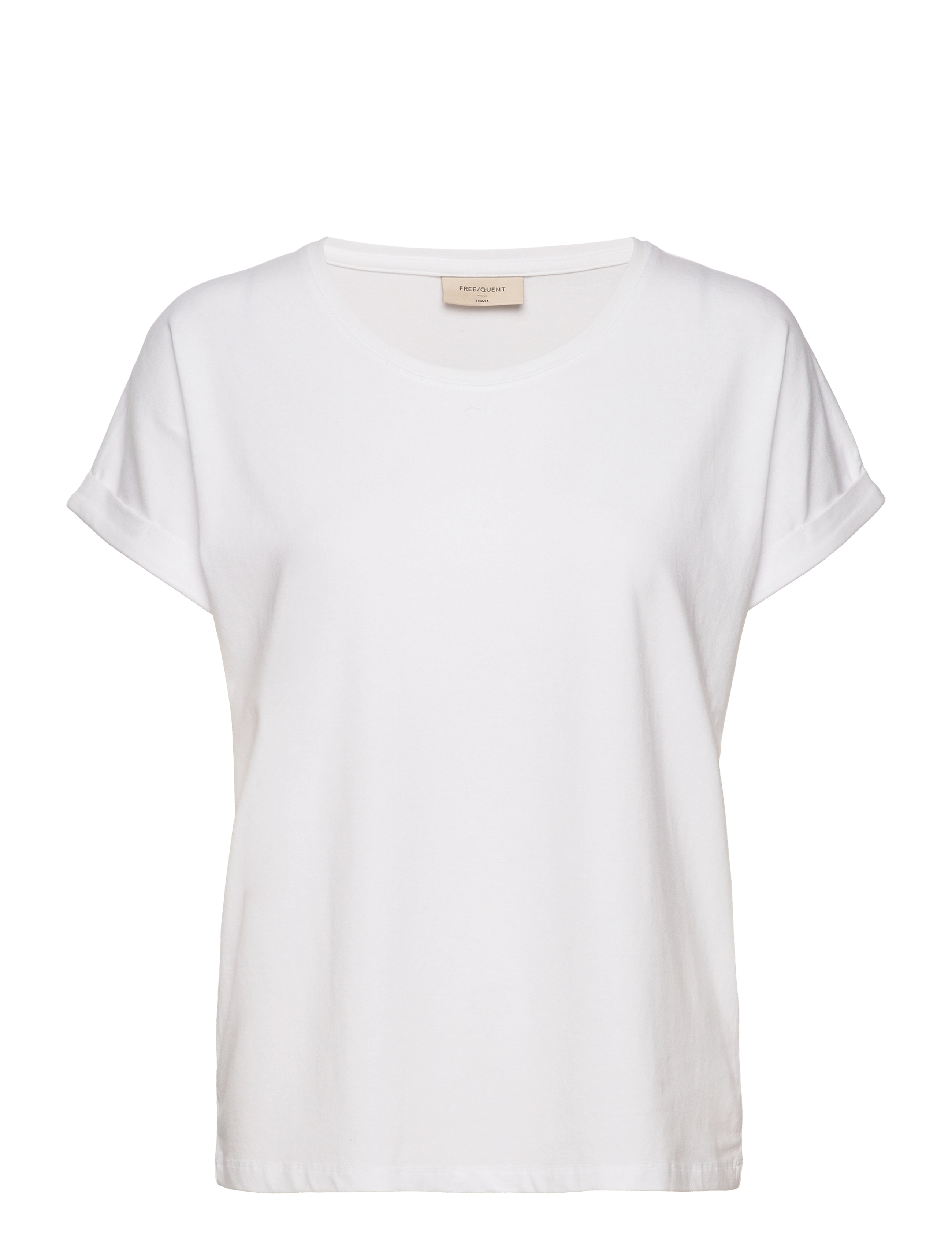 FREE/QUENT - FQJOKE-SS - t-särgid - brilliant white - 1
