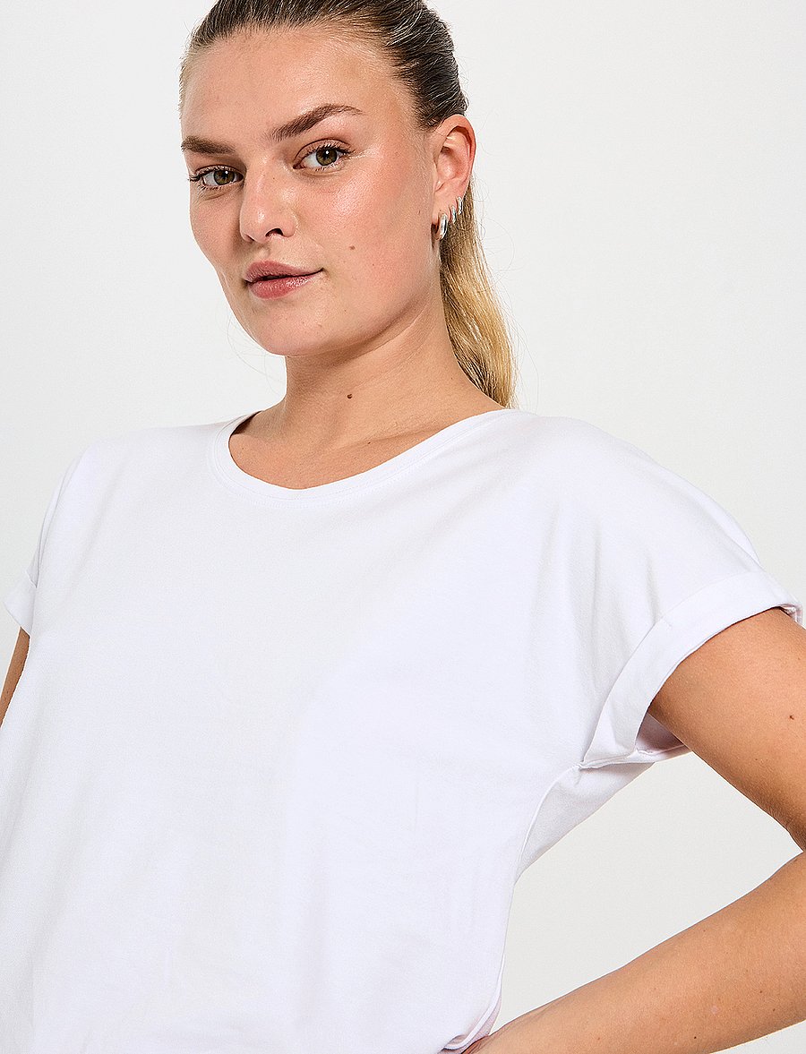 FREE/QUENT - FQJOKE-SS - t-särgid - brilliant white - 3