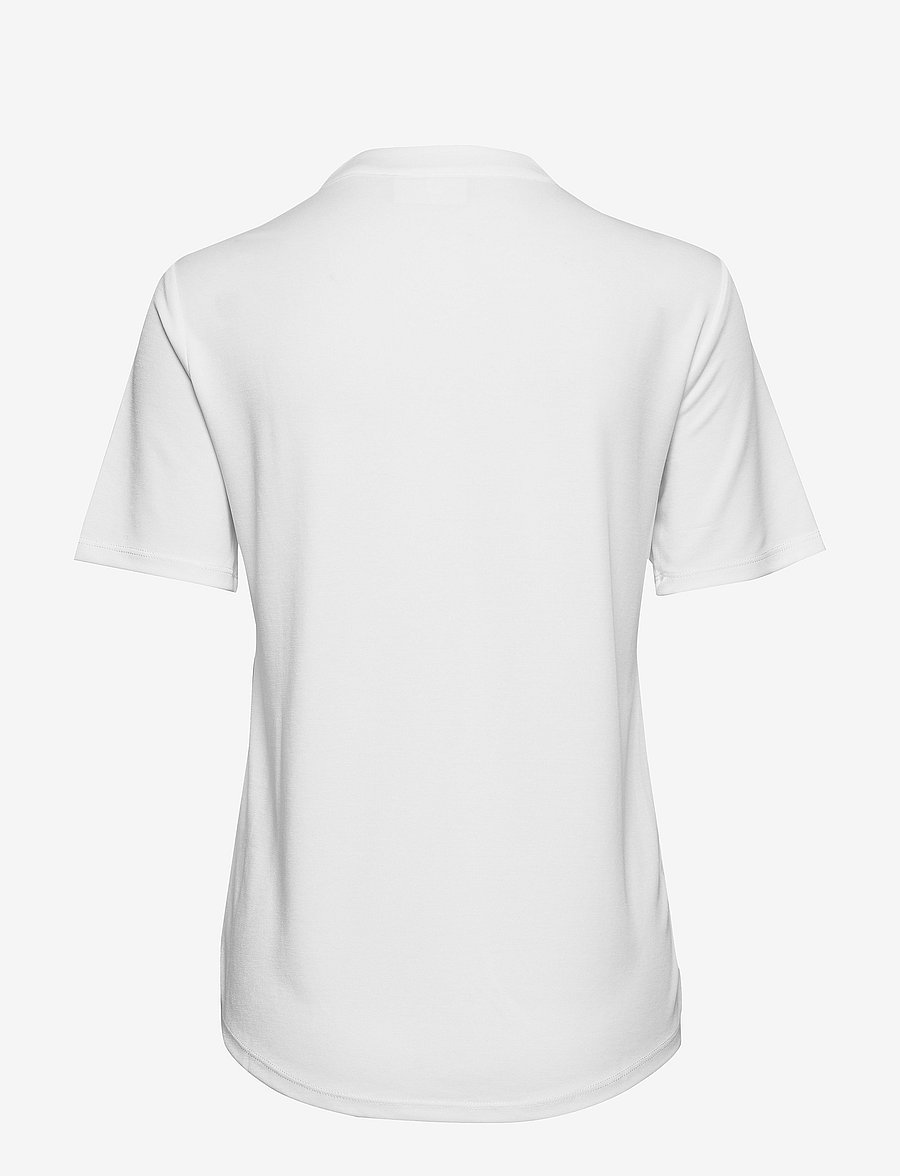 FREE/QUENT - Blouse from Freequent in a soft material. The blouse has a simple silhouette wit - t-shirts - off-white - 2