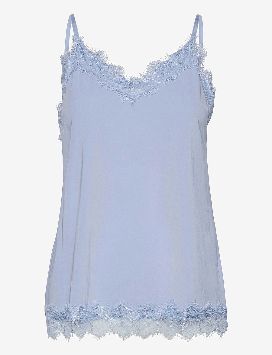 FREE/QUENT - FQBICCO-ST - Ärmellose tops - chambray blue - 1