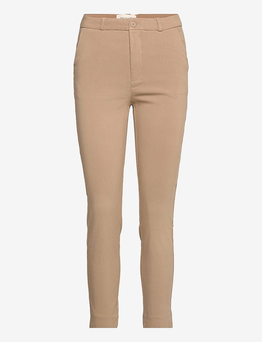 FREE/QUENT - FQSOLVEJ-ANKLE-PA - chino-püksid - silver mink - 1