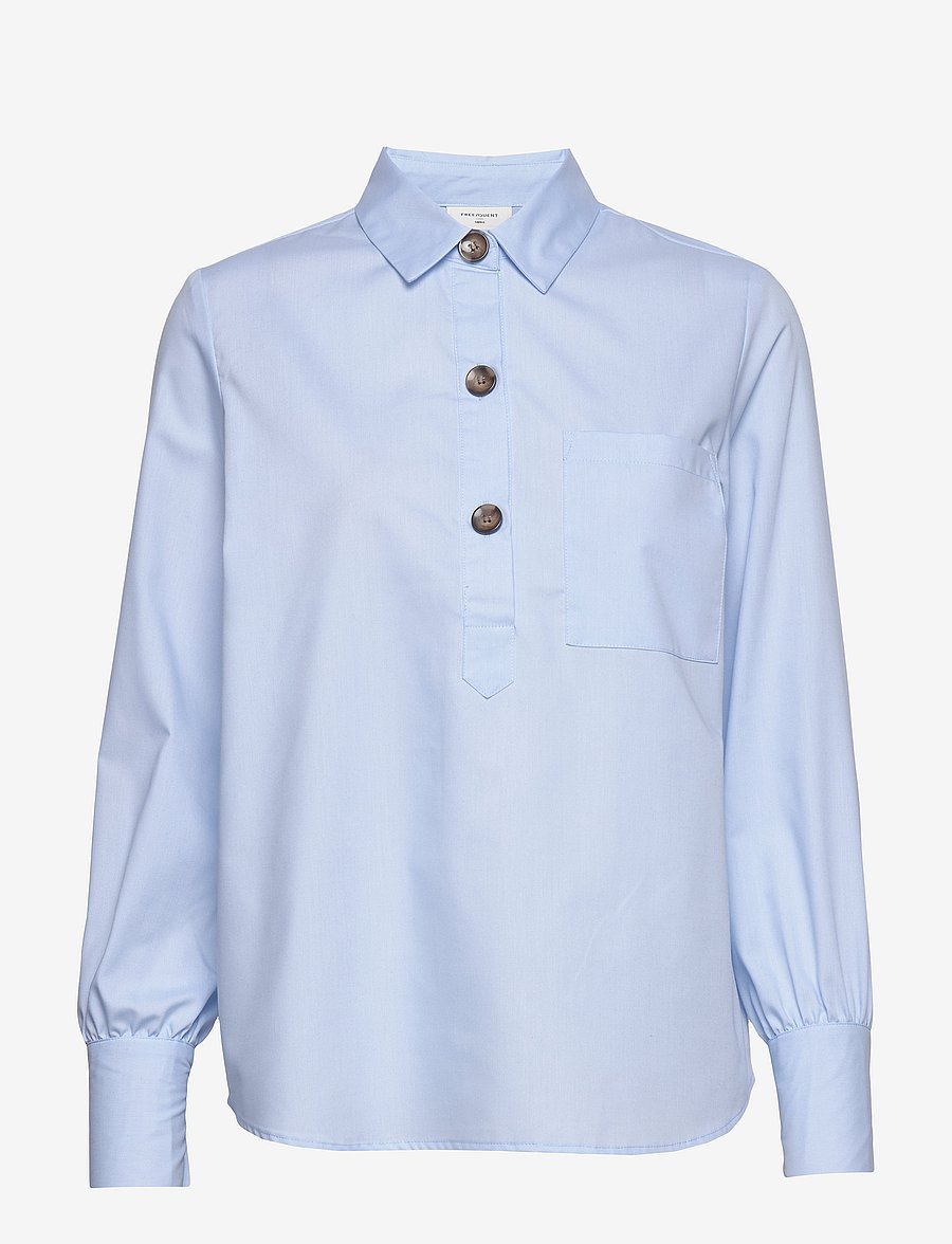 FREE/QUENT - FQFLYNN-SH - langärmlige hemden - chambray blue - 1